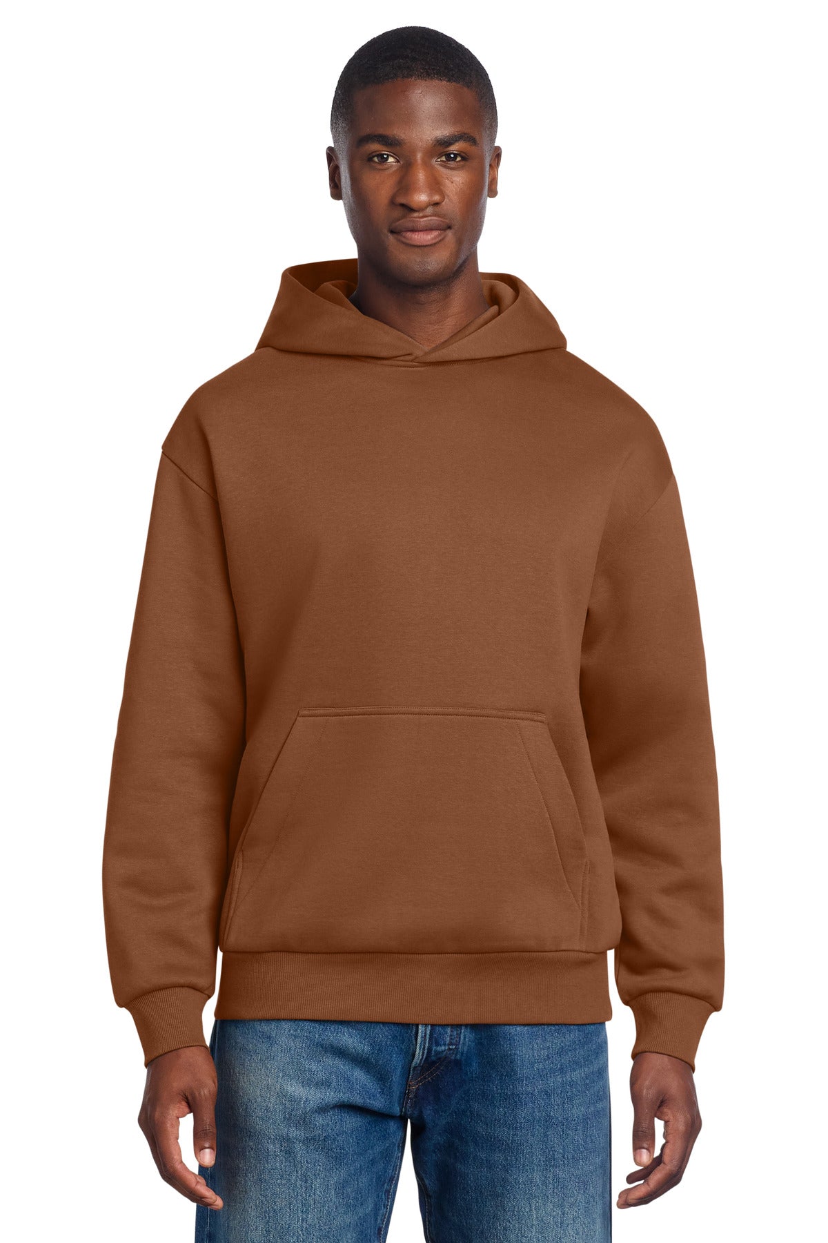 District VIT Heavyweight Fleece Hoodie DT6150 Baked Clay