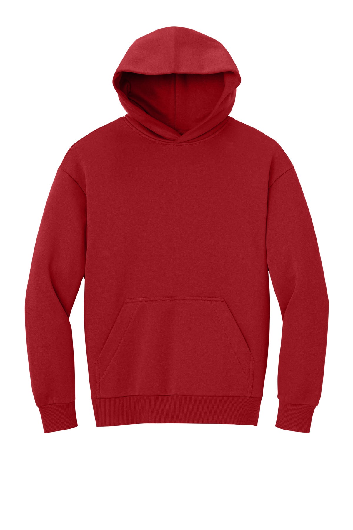 District VIT Heavyweight Fleece Hoodie DT6150 Classic Red