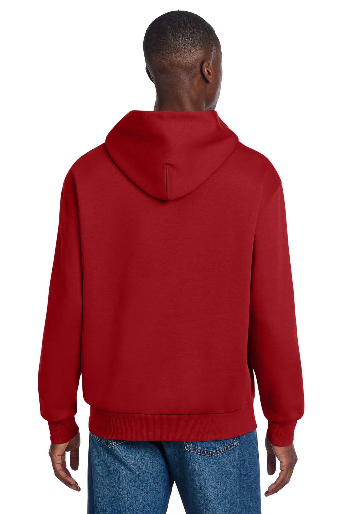District VIT Heavyweight Fleece Hoodie DT6150 Classic Red