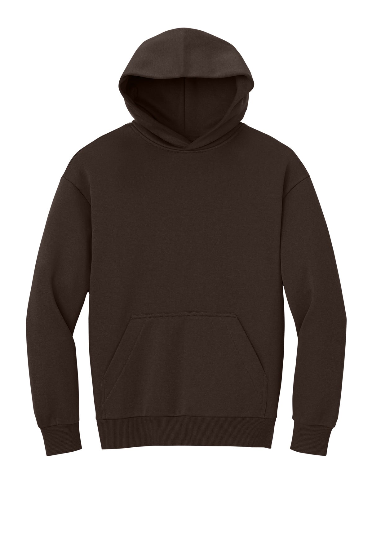 District VIT Heavyweight Fleece Hoodie DT6150 Dark Chocolate Brown