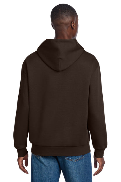 District VIT Heavyweight Fleece Hoodie DT6150 Dark Chocolate Brown