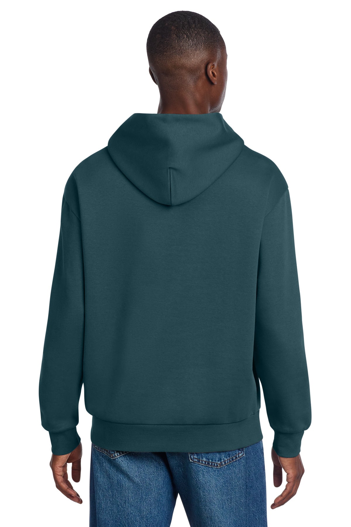 District VIT Heavyweight Fleece Hoodie DT6150 Deep Cyan