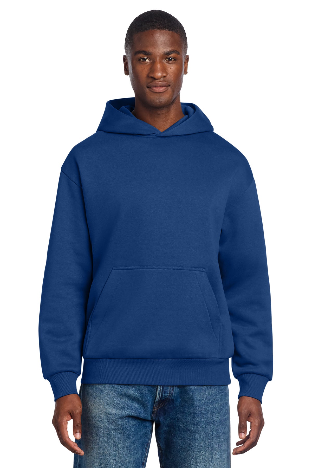District VIT Heavyweight Fleece Hoodie DT6150 Deep Royal
