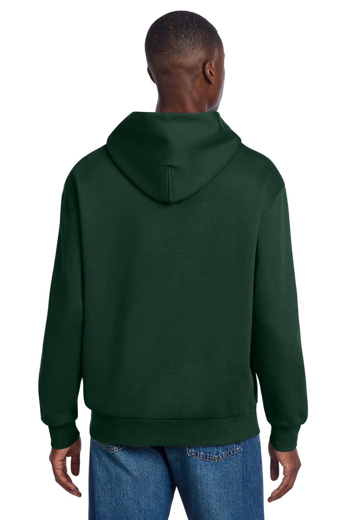 District VIT Heavyweight Fleece Hoodie DT6150 Forest Green
