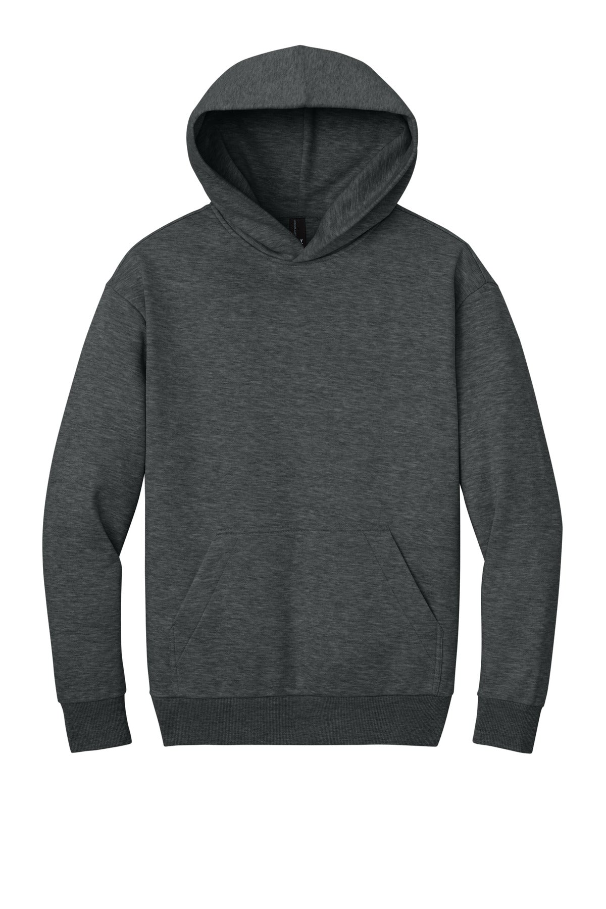 District VIT Heavyweight Fleece Hoodie DT6150 Heathered Charcoal