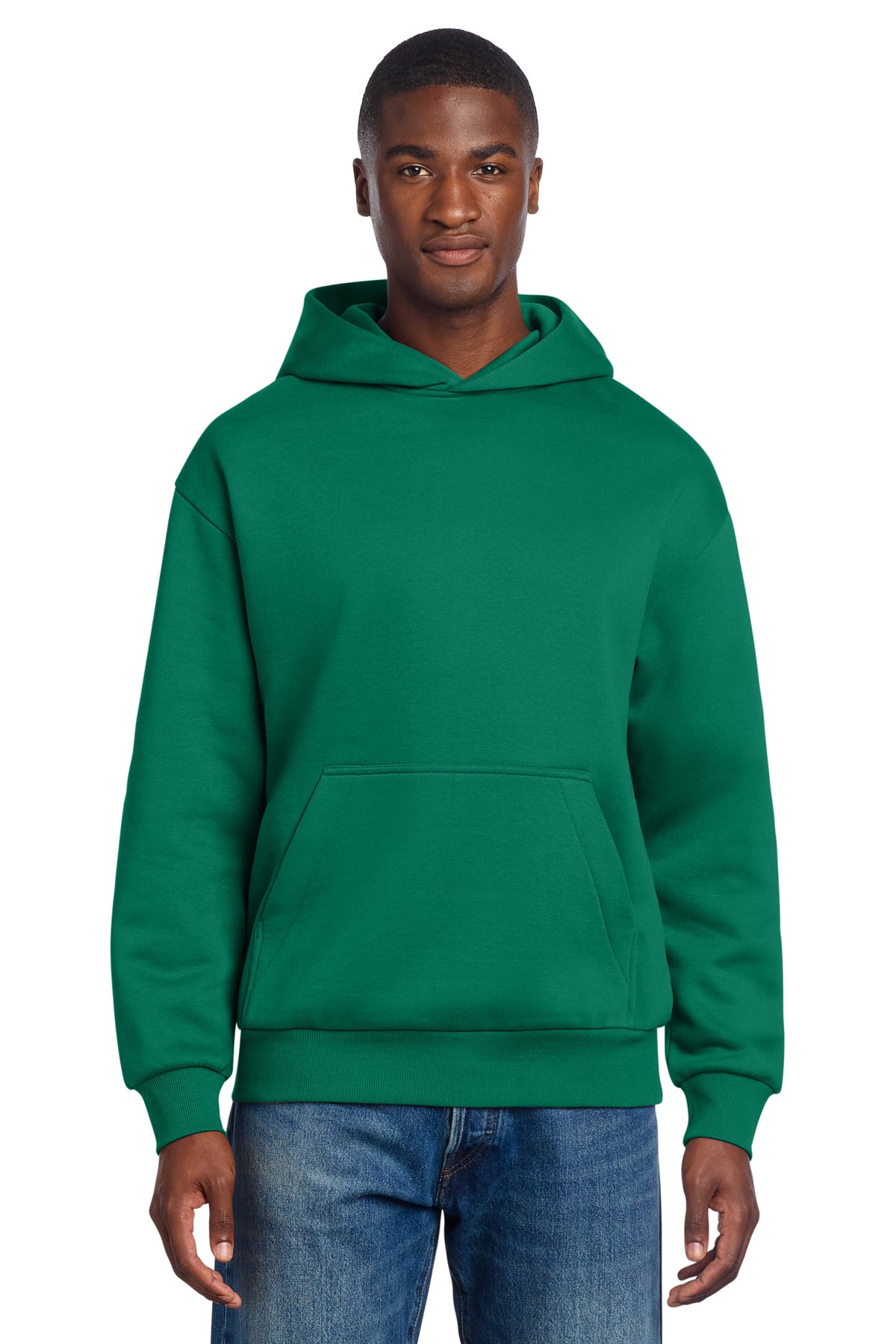 District VIT Heavyweight Fleece Hoodie DT6150 Jewel Green