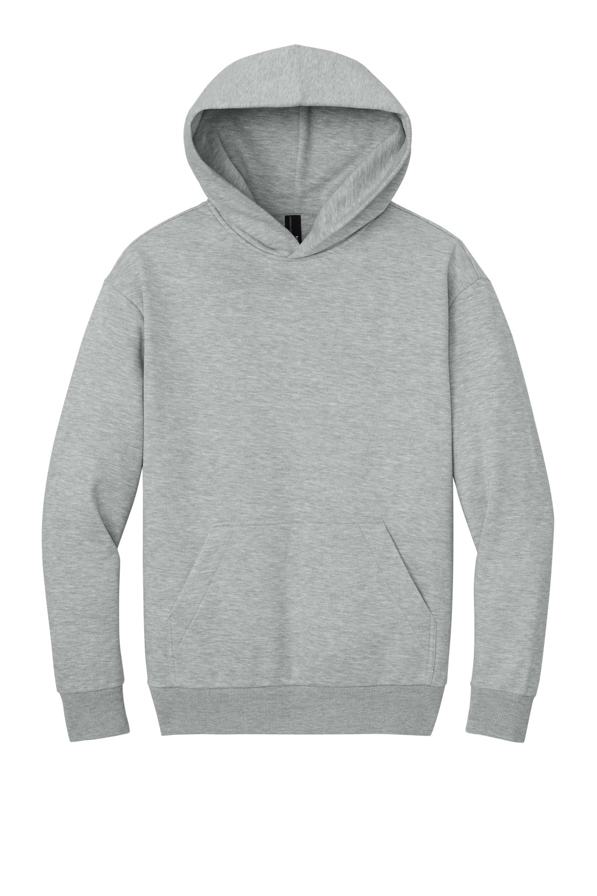 District VIT Heavyweight Fleece Hoodie DT6150 Light Heather Grey