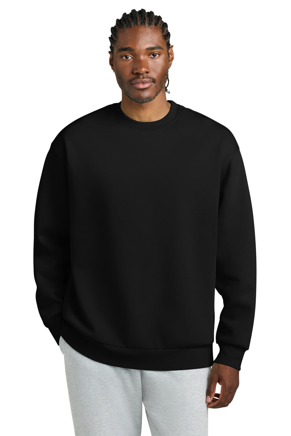 District VIT Heavyweight Fleece Crew DT6154 Black