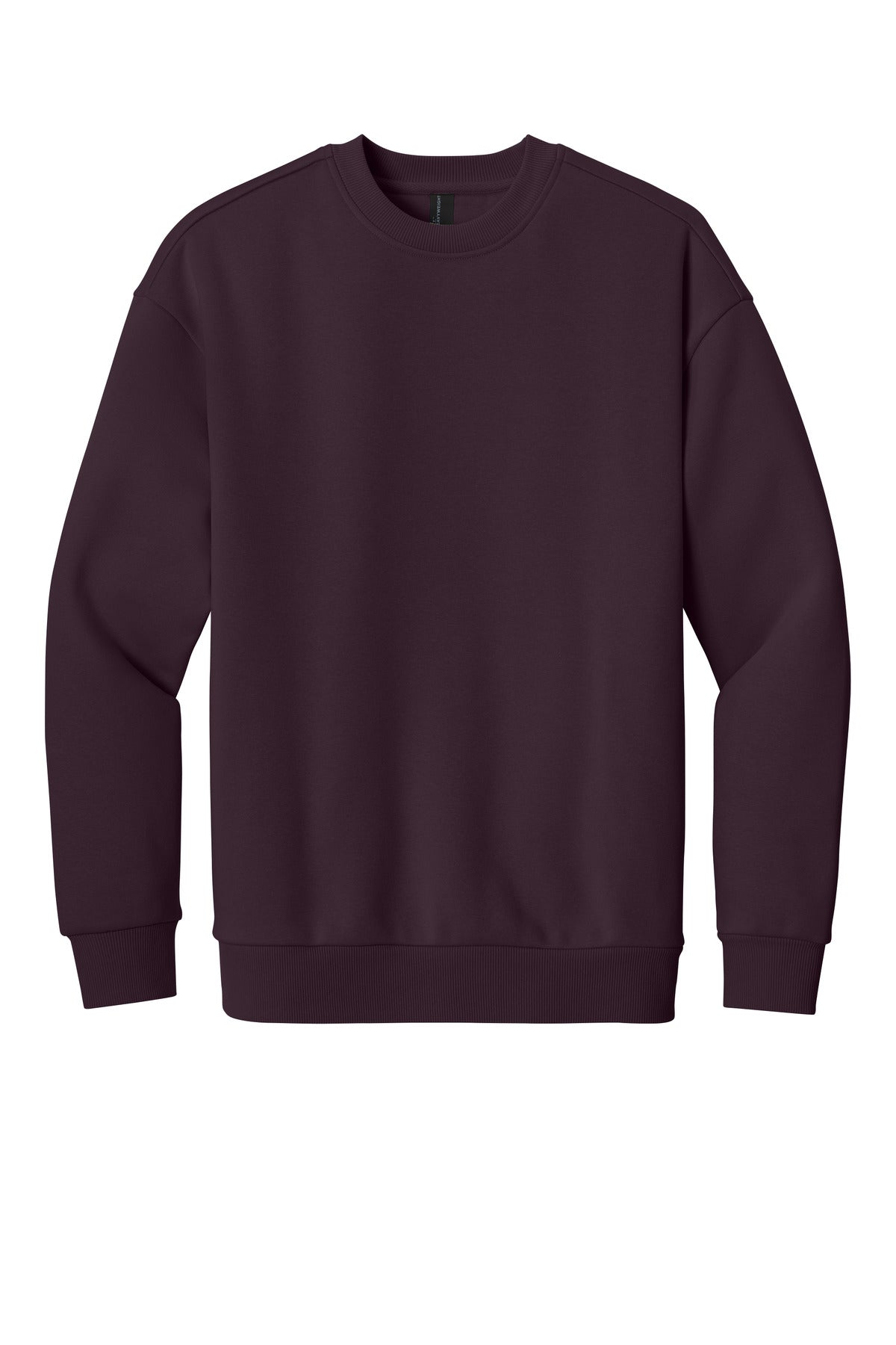 District VIT Heavyweight Fleece Crew DT6154 Bordeaux