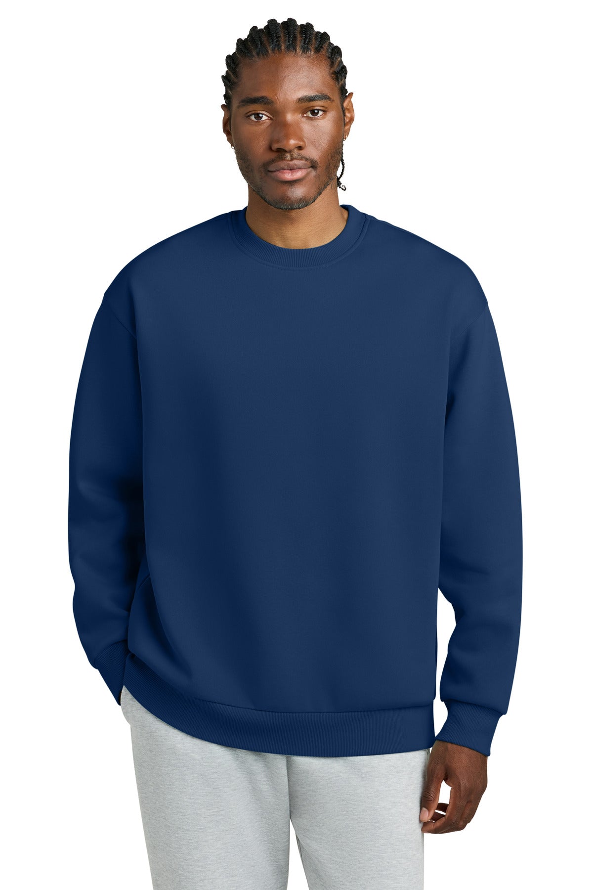 District VIT Heavyweight Fleece Crew DT6154 Dark Royal