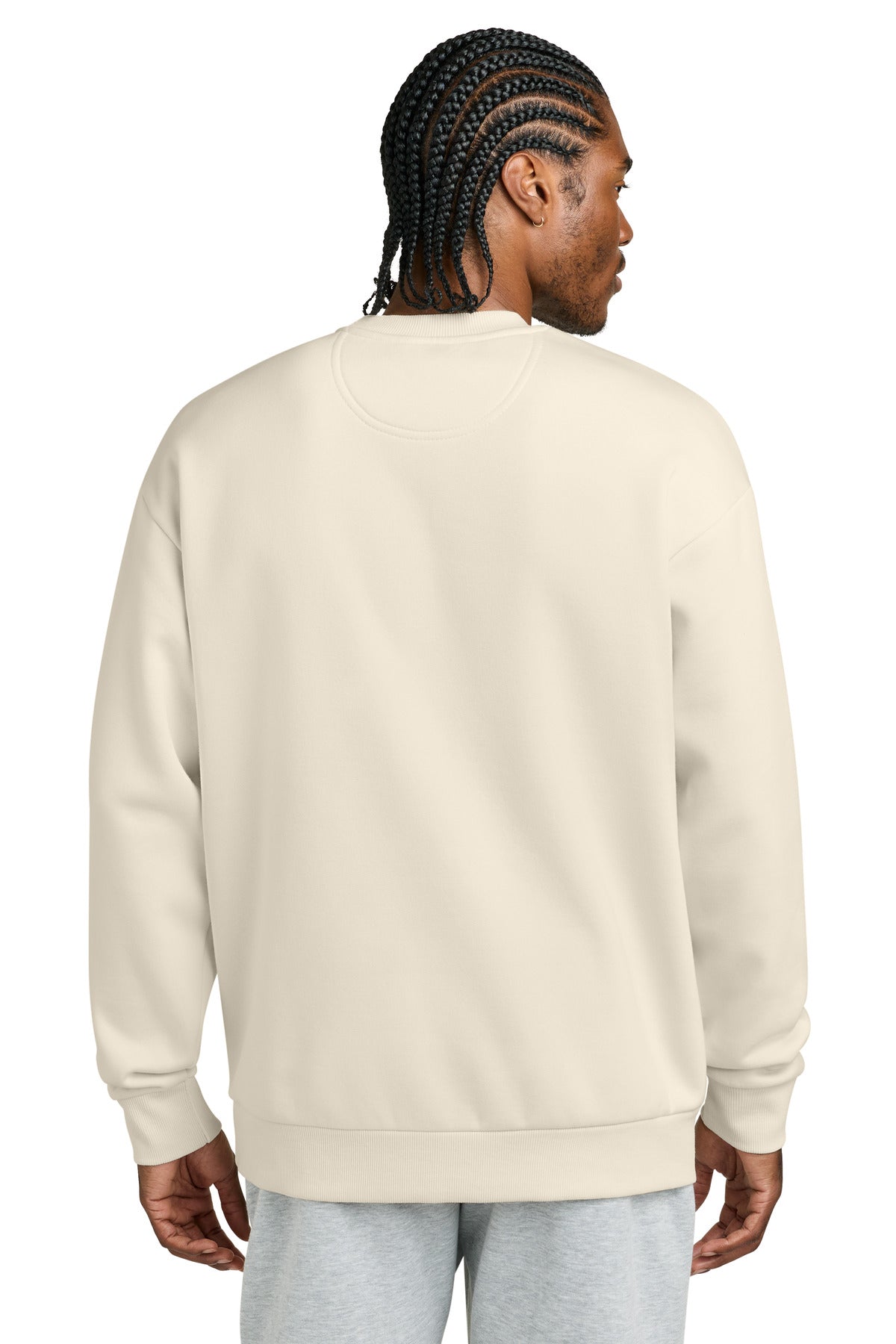 District VIT Heavyweight Fleece Crew DT6154 Griege