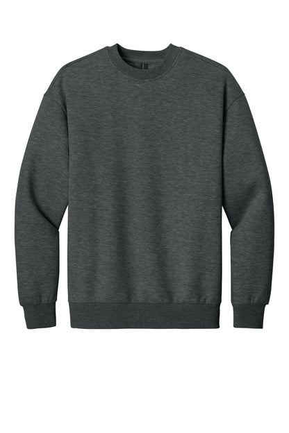 District VIT Heavyweight Fleece Crew DT6154 Heathered Charcoal