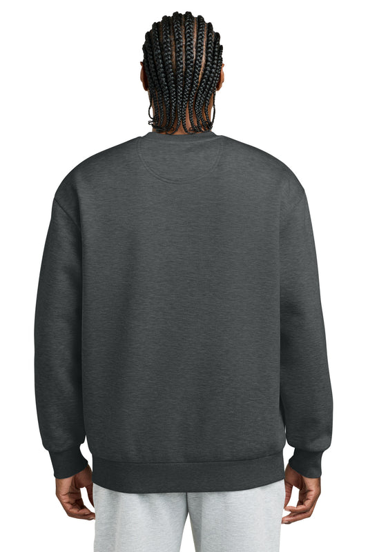 District VIT Heavyweight Fleece Crew DT6154 Heathered Charcoal
