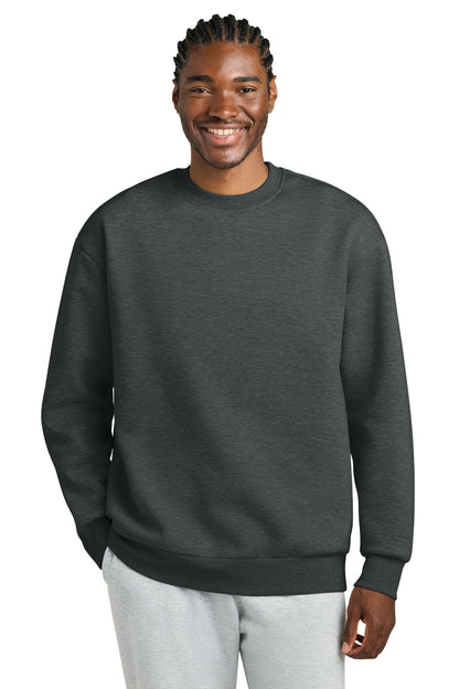 District VIT Heavyweight Fleece Crew DT6154 Heathered Charcoal