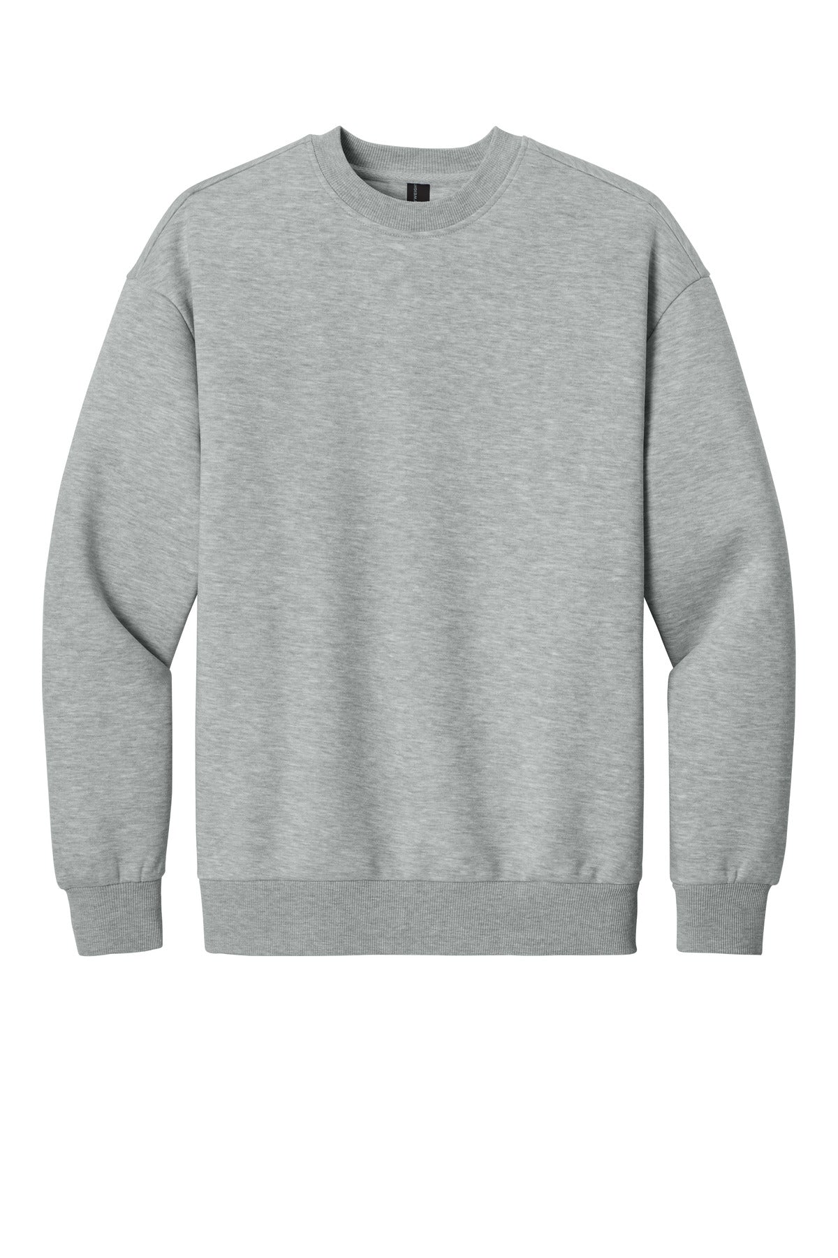 District VIT Heavyweight Fleece Crew DT6154 Light Heather Grey