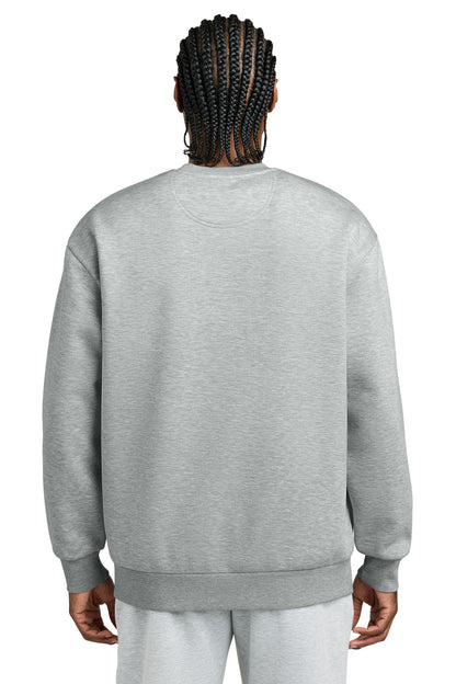 District VIT Heavyweight Fleece Crew DT6154 Light Heather Grey