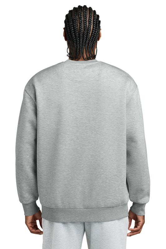 District VIT Heavyweight Fleece Crew DT6154 Light Heather Grey