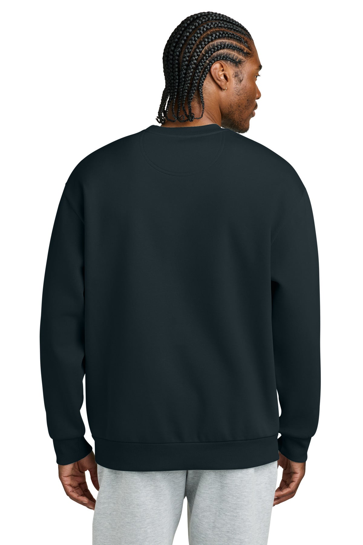 District VIT Heavyweight Fleece Crew DT6154 Navy Blue