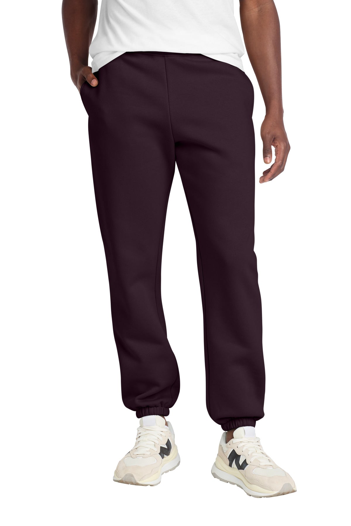 District VIT Heavyweight Fleece Sweatpant DT6162 Bordeaux
