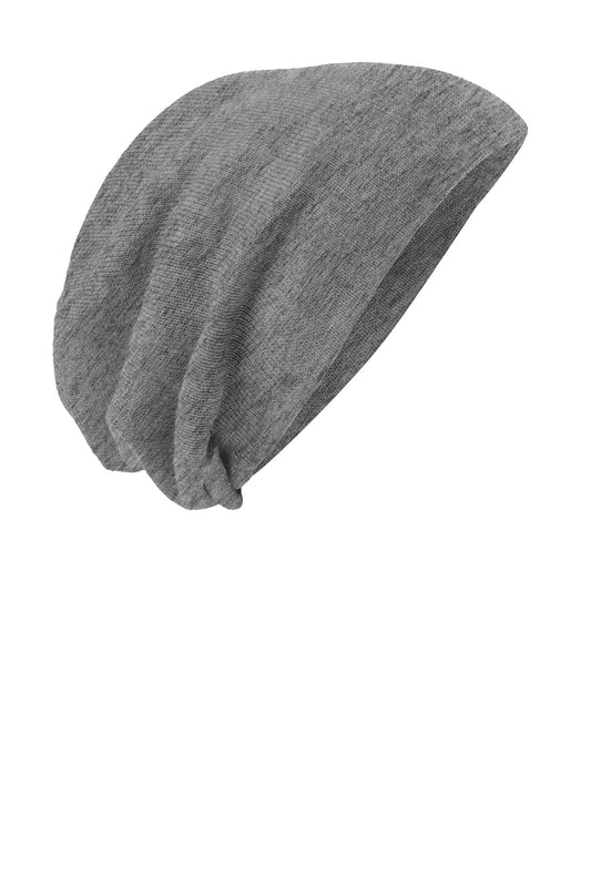 District Slouch Beanie DT618 Light Grey Heather