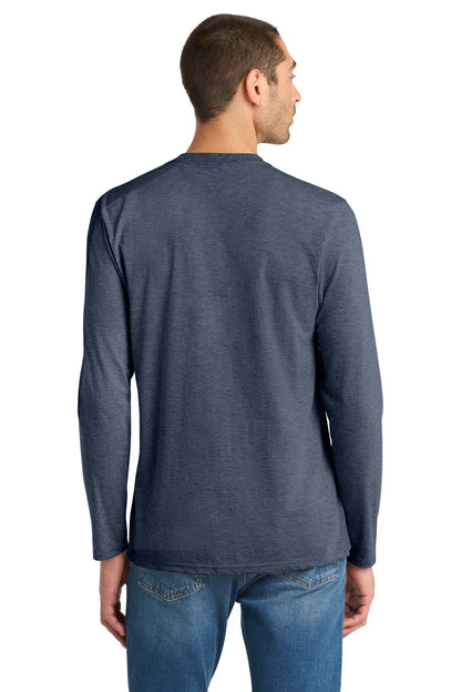 District Very Important Tee Long Sleeve DT6200 Heathered Navy