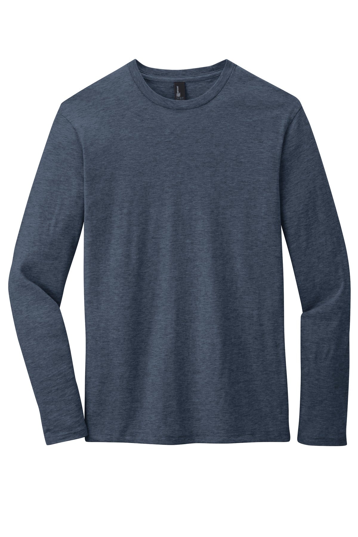 District Very Important Tee Long Sleeve DT6200 Heathered Navy