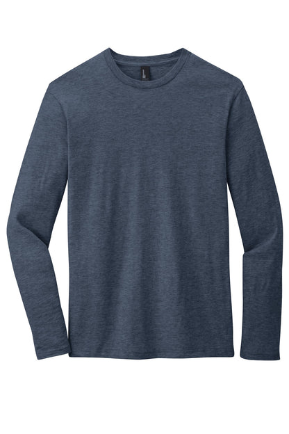 District Very Important Tee Long Sleeve DT6200 Heathered Navy