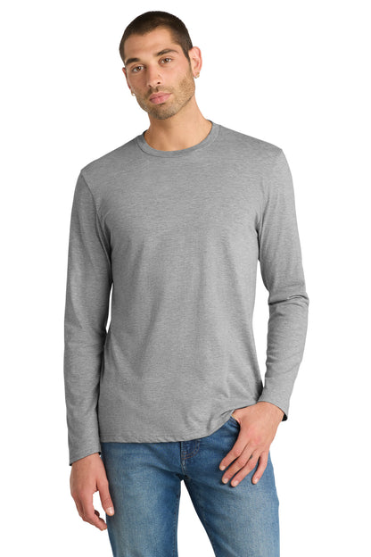 District Very Important Tee Long Sleeve DT6200 Light Heather Grey