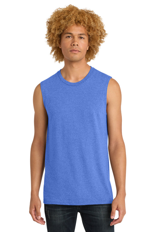 District VIT Muscle Tank DT6300 Royal Frost
