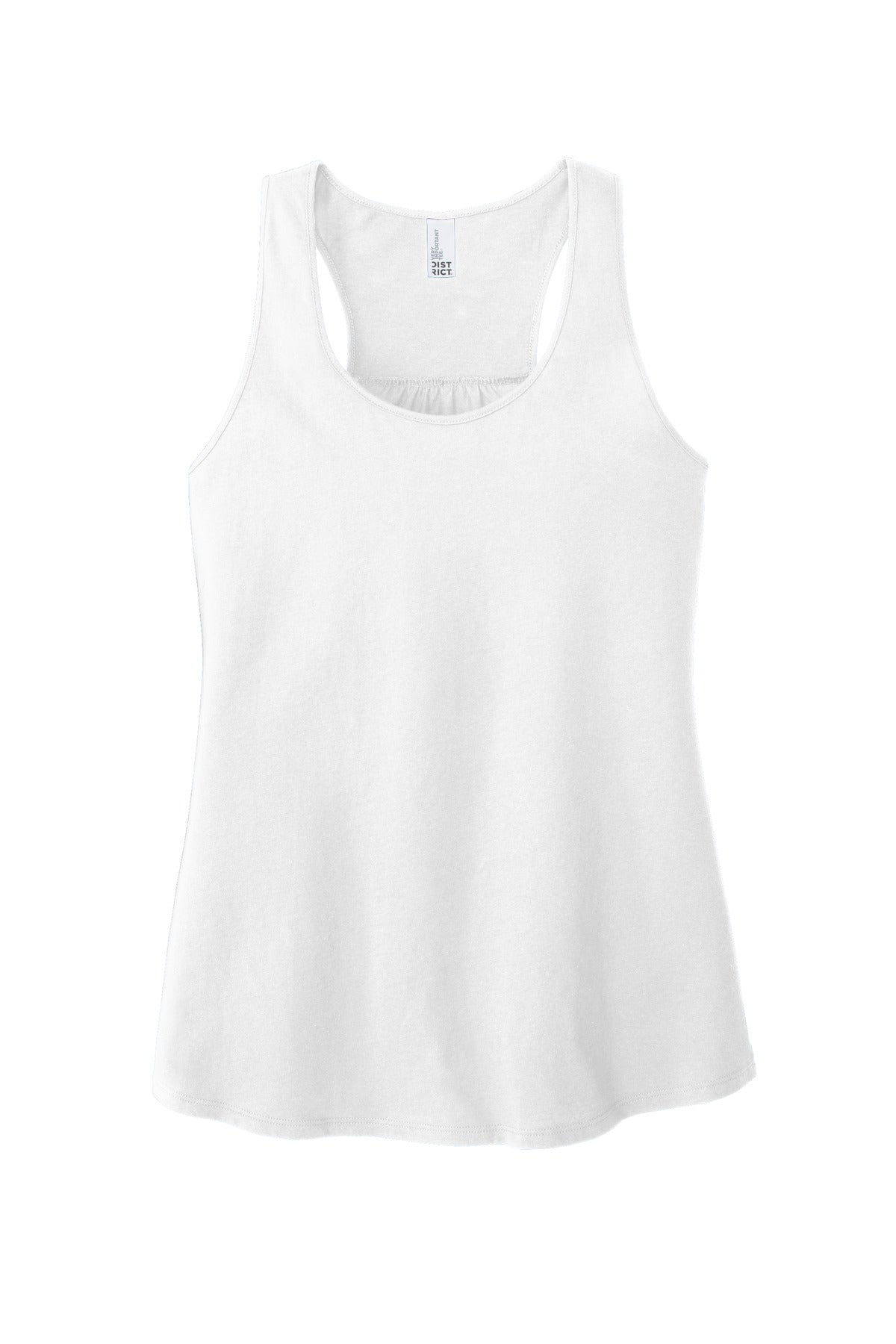 District Women's VIT Racerback Tank DT6302 White