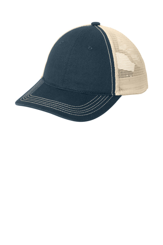 District Super Soft Mesh Back Cap DT630 New Navy/ Stone