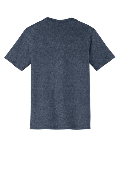 District Very Important Tee V-Neck DT6500 Heathered Navy