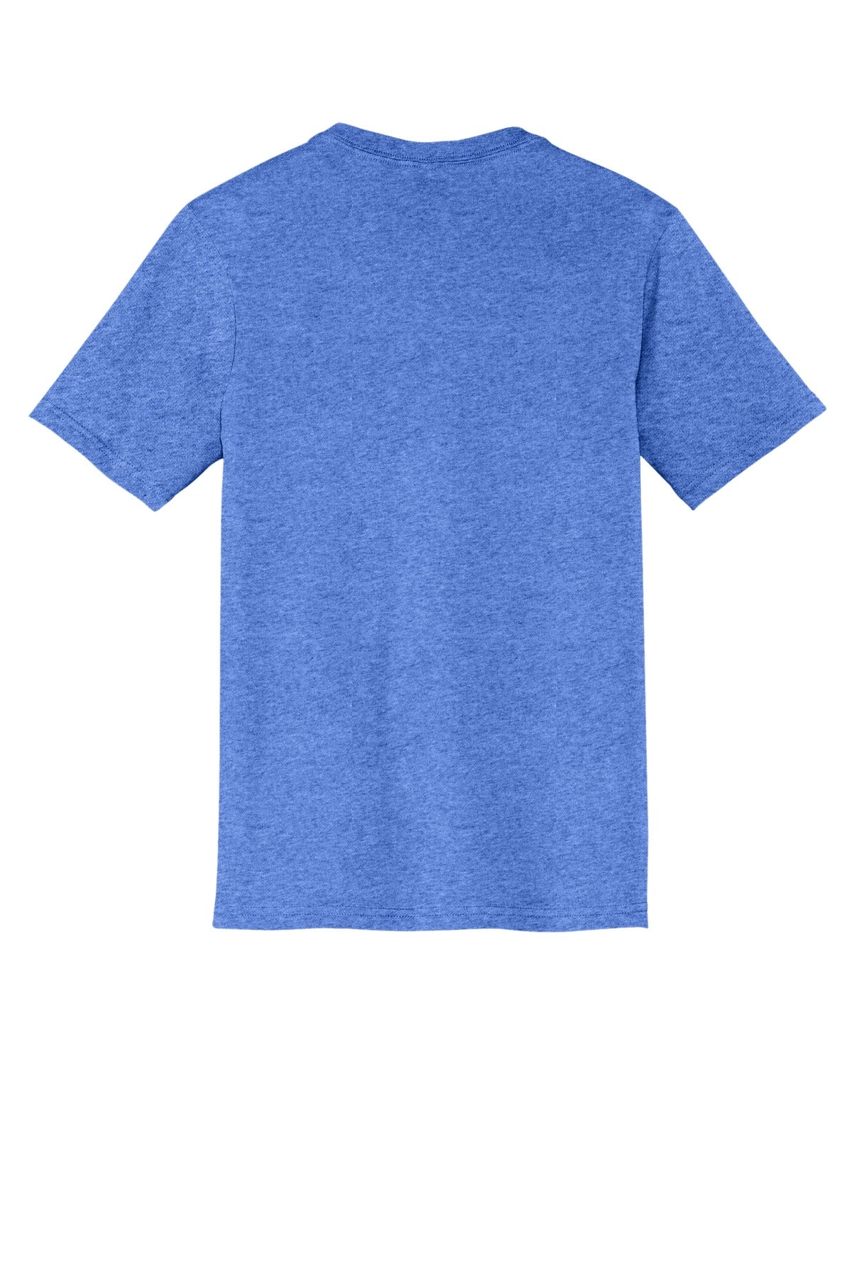 District Very Important Tee V-Neck DT6500 Heathered Royal