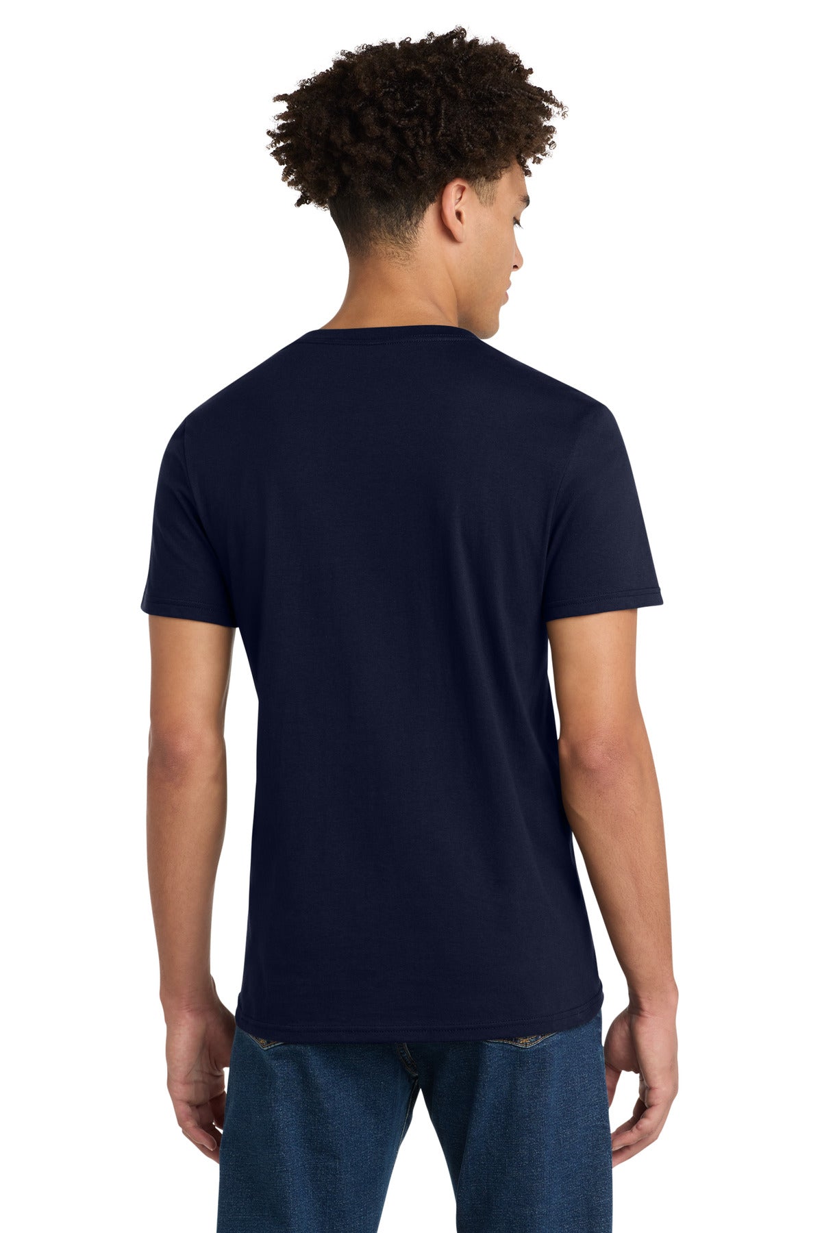 District Very Important Tee V-Neck DT6500 New Navy