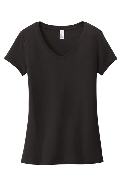 District Women's Very Important Tee V-Neck DT6503 Black