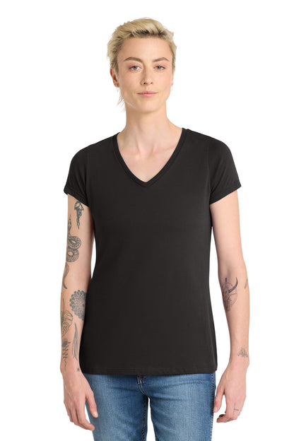District Women's Very Important Tee V-Neck DT6503 Black
