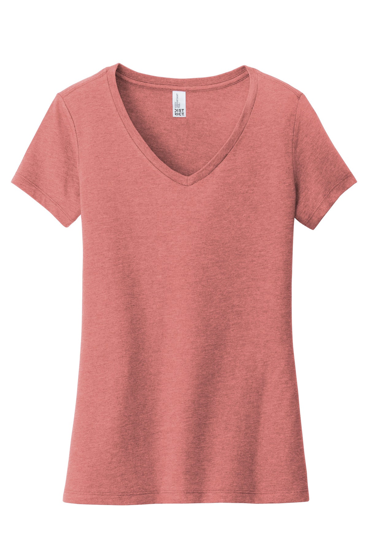 District Women's Very Important Tee V-Neck DT6503 Blush Frost