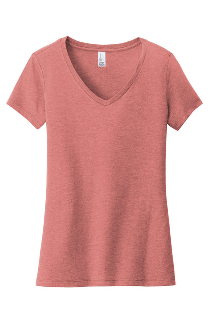 District Women's Very Important Tee V-Neck DT6503 Blush Frost