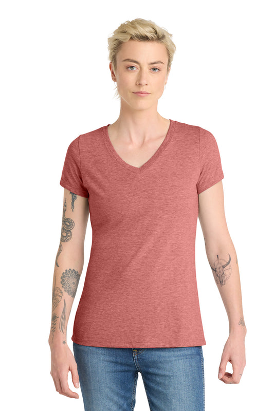 District Women's Very Important Tee V-Neck DT6503 Blush Frost
