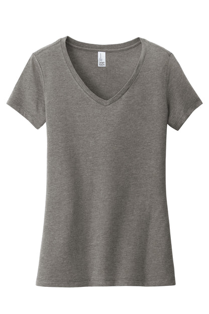 District Women's Very Important Tee V-Neck DT6503 Grey Frost