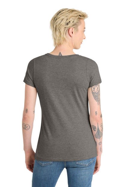 District Women's Very Important Tee V-Neck DT6503 Grey Frost