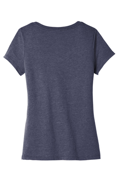 District Women's Very Important Tee V-Neck DT6503 Heathered Navy