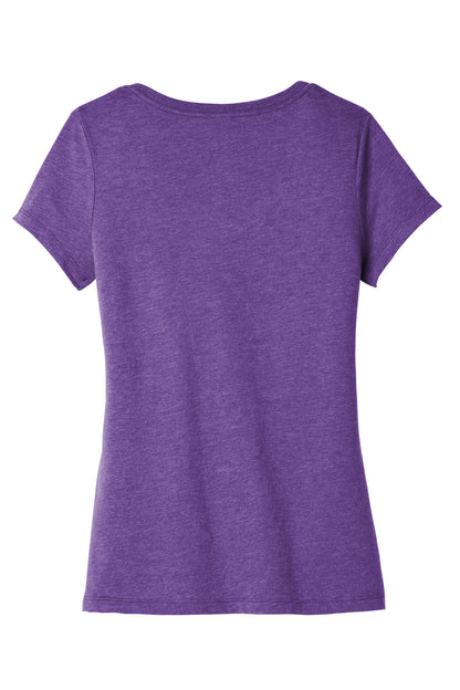 District Women's Very Important Tee V-Neck DT6503 Heathered Purple