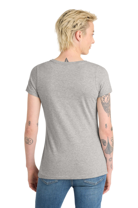 District Women's Very Important Tee V-Neck DT6503 Light Heather Grey