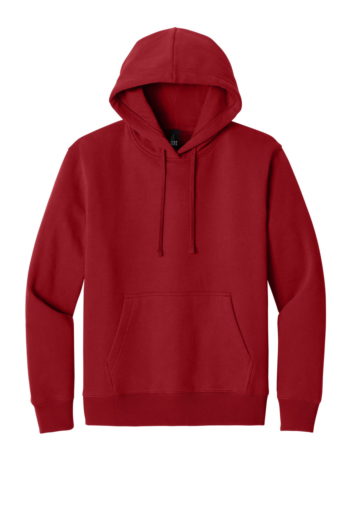 District VIT Super Heavyweight Fleece Hoodie DT6600 Classic Red