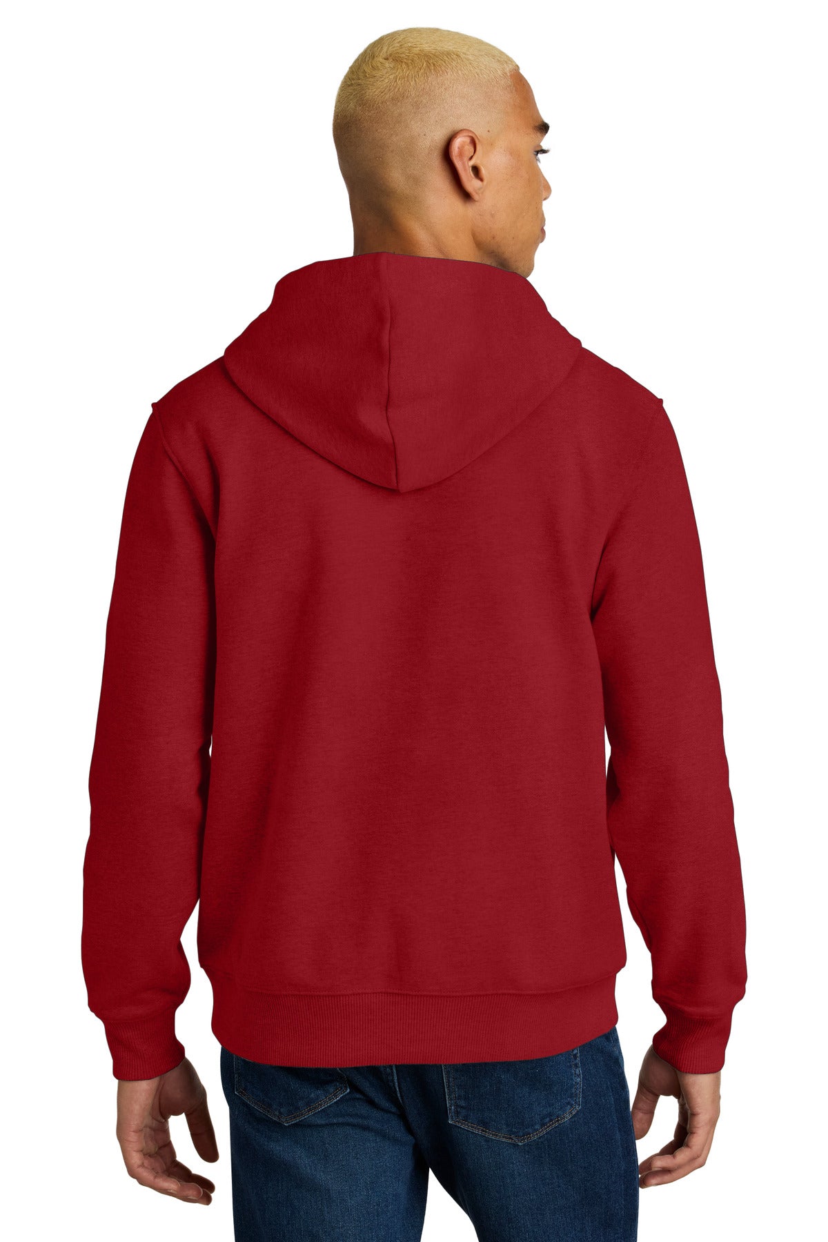 District VIT Super Heavyweight Fleece Hoodie DT6600 Classic Red