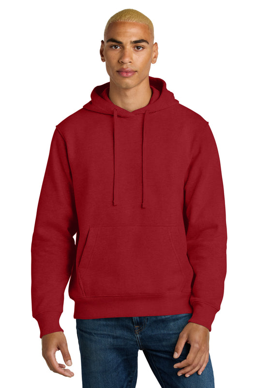 District VIT Super Heavyweight Fleece Hoodie DT6600 Classic Red