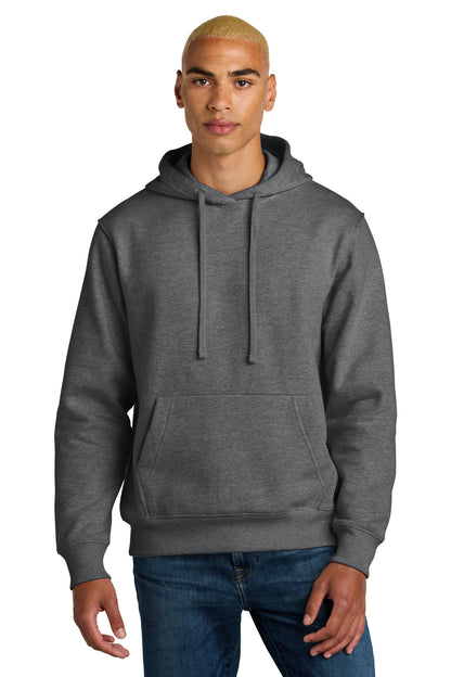 District VIT Super Heavyweight Fleece Hoodie DT6600 Heathered Charcoal