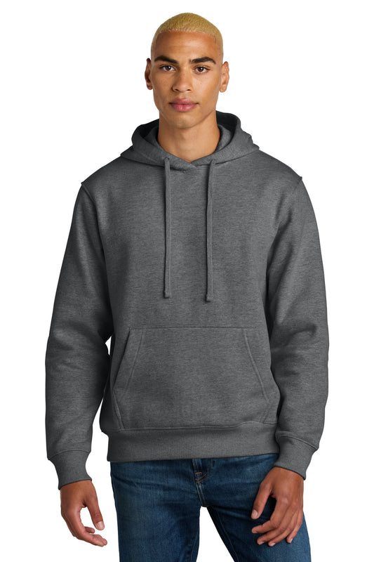 District VIT Super Heavyweight Fleece Hoodie DT6600 Heathered Charcoal