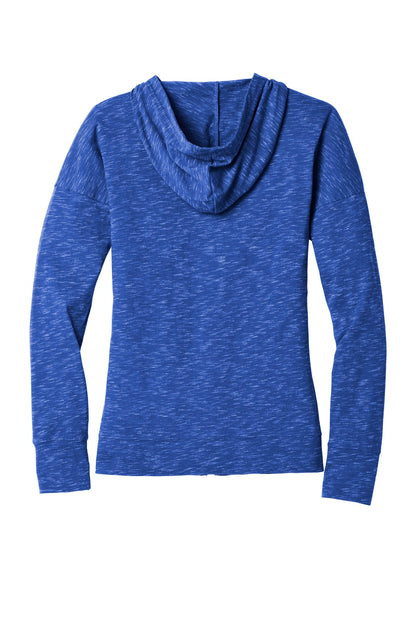 District Women's Medal Full-Zip Hoodie DT665 Deep Royal